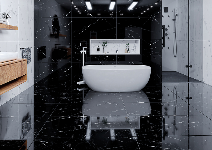 24"x48" Pietra Black - Polished