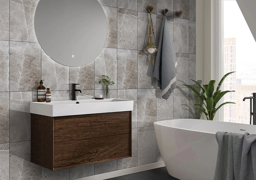 12"x24" Luxor Grey - Polished